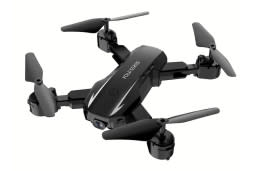 Drone دوربین دوگانه Ninja Dragons Blade X 4K روی پسزمینه سفید پوشانده شده است