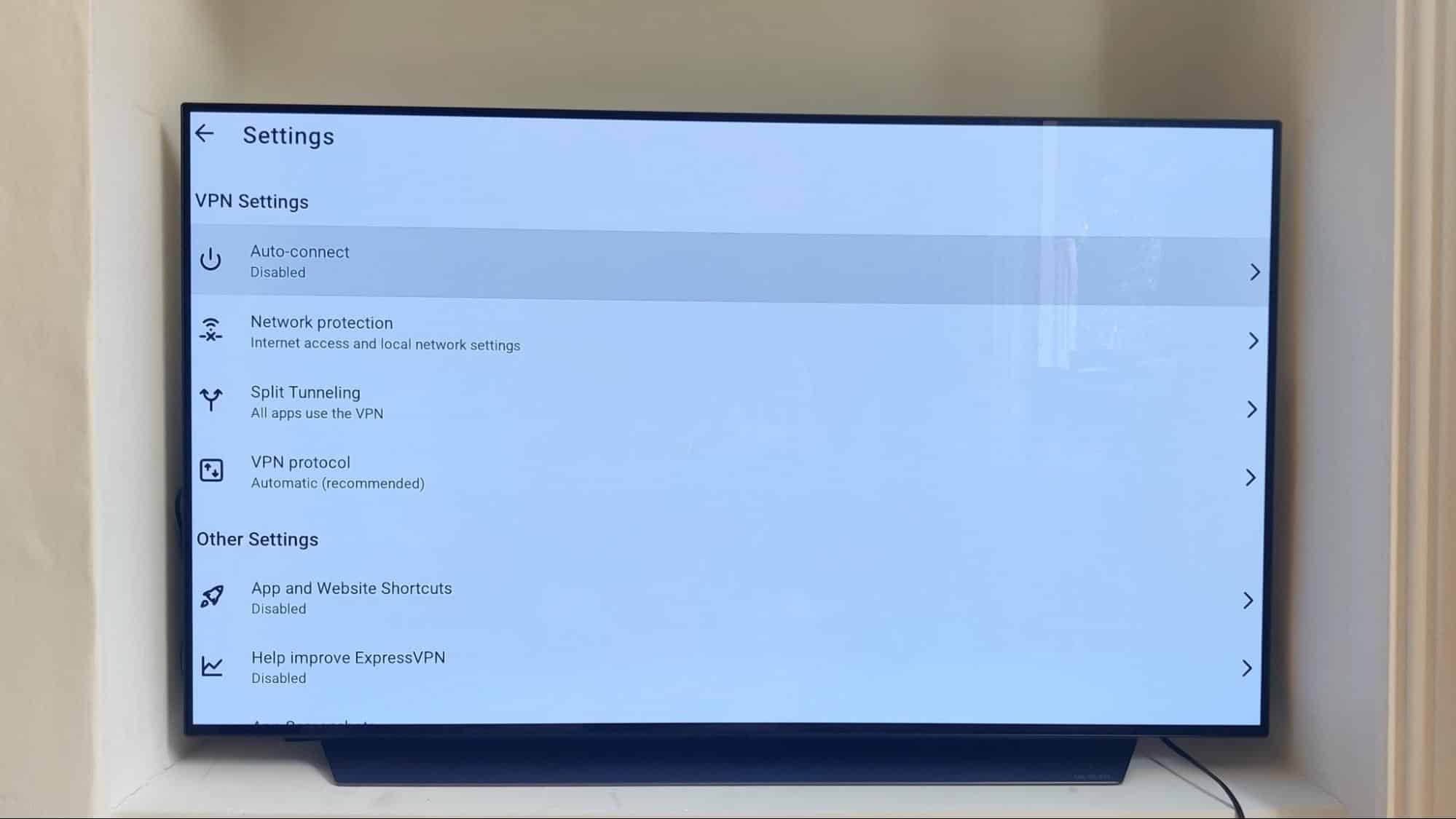 vpn در تنظیمات firestick