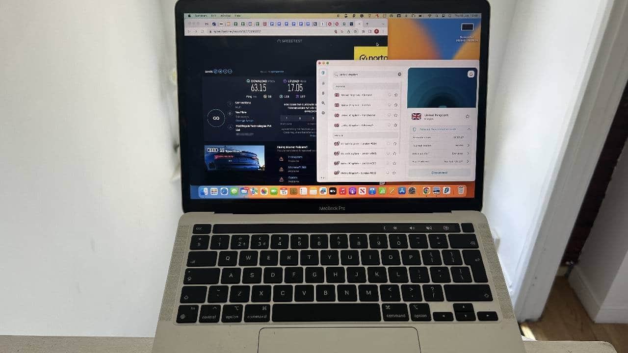 بهترین VPN های ارزان که Surfshark را روی لپ تاپ آزمایش می کنند